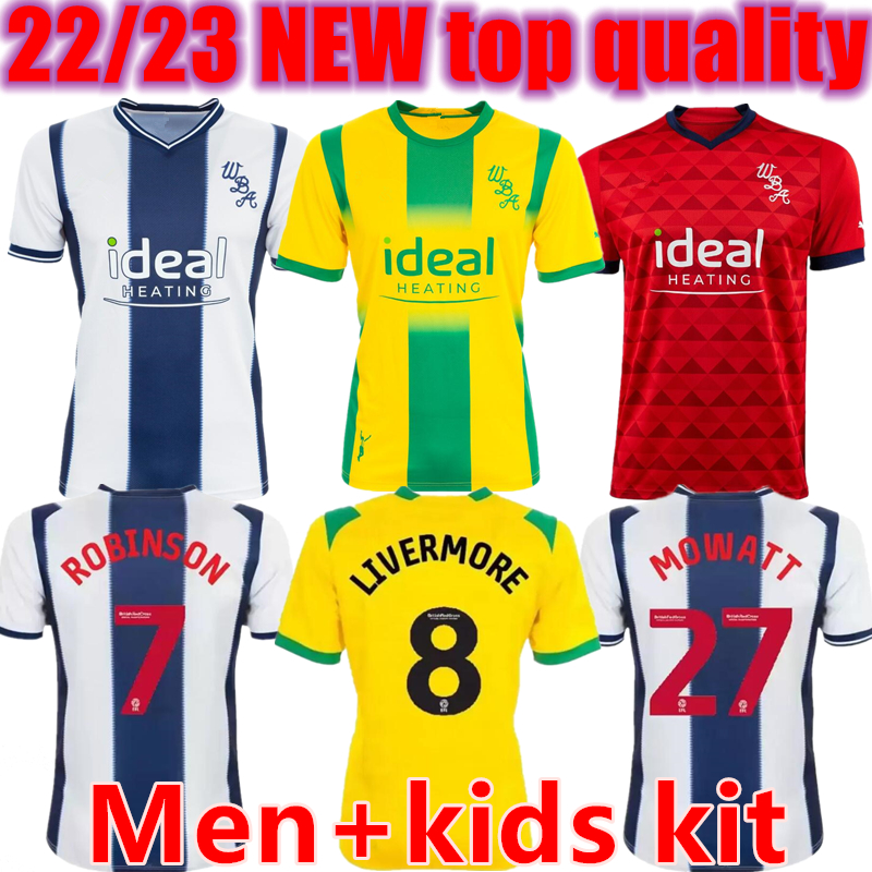 2022 2023 WEST Bromwich BROM soccer jerseys 21 22 Albion amiseta de futbol Robson Kanu Robinson GRANT Mowatt men kids kit socks full sets jersey football shirt uniform
2022 2023 WEST Bromwich BROM soccer jerseys 21 22 Albion amiseta de futbol Robson Kanu Robinson GRANT Mowatt men kids kit socks full sets jersey football shirt uniform