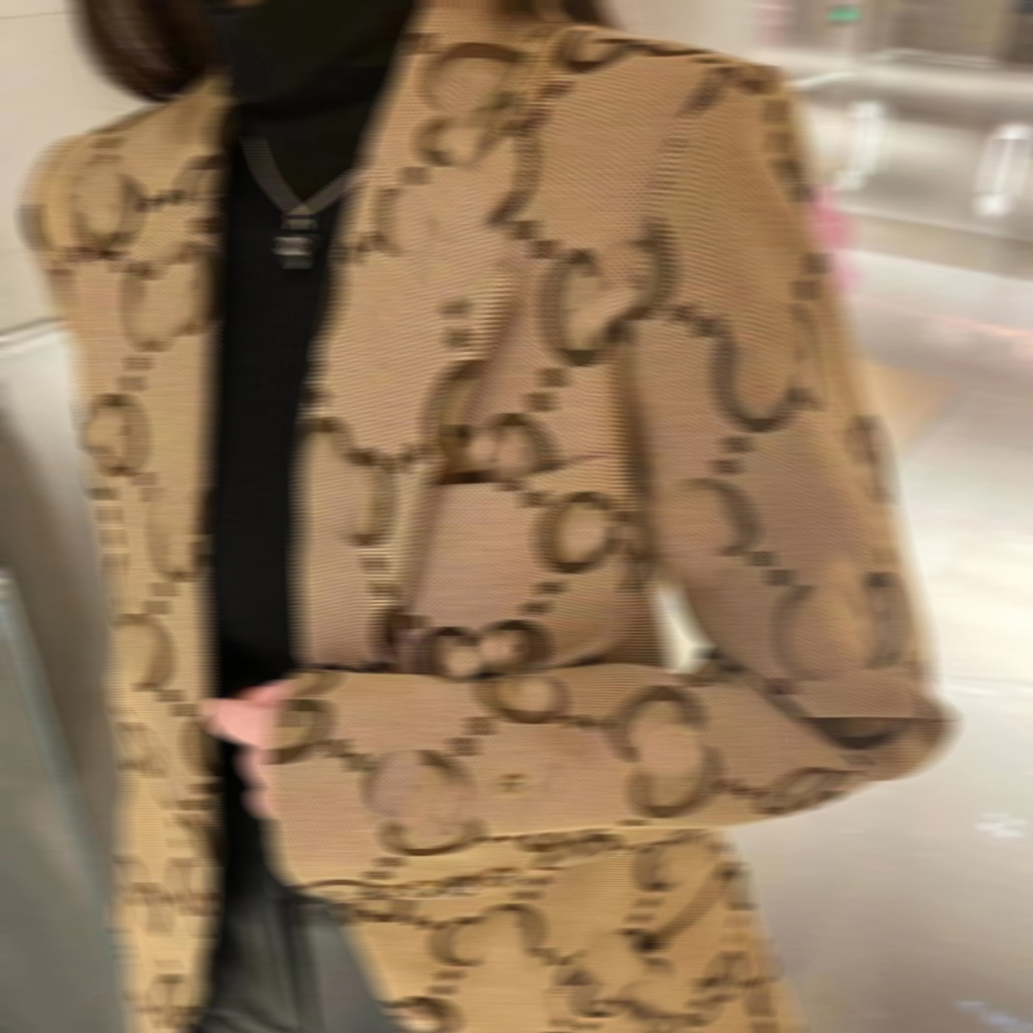 B-132 fashion women suit designer clothes blazer Double G spring new released tops, Short
B-132 fashion women suit designer clothes blazer Double G spring new released tops, Short