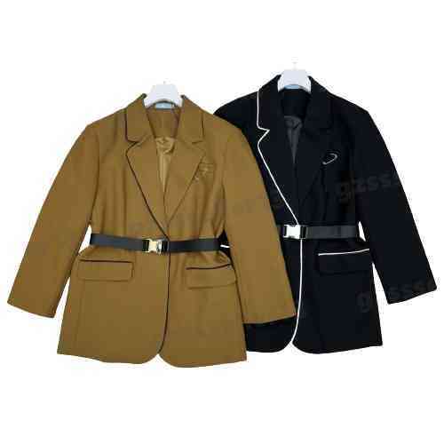 Designer Womens Jacket P..R Fashion Brand Blazer Classic Style Lapel Corset Designer Jackets With Belt Luxury Womens Clothing 2 Colors 0912, 1 white
Designer Womens Jacket P..R Fashion Brand Blazer Classic Style Lapel Corset Designer Jackets With Belt Luxury Womens Clothing 2 Colors 0912, 1 white