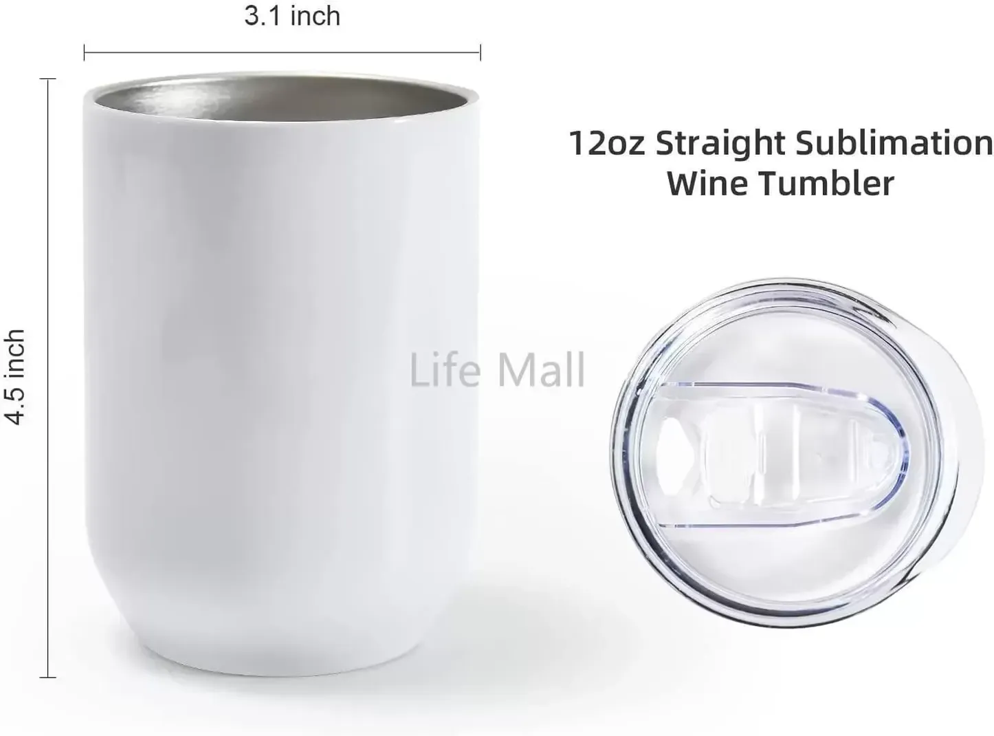 Sublimation Blanks Wine Mugs Straight Cup Stainless Steel Double Wall Vacuum Insulated Tumblers 12oz Wholesale, 12oz straight
Sublimation Blanks Wine Mugs Straight Cup Stainless Steel Double Wall Vacuum Insulated Tumblers 12oz Wholesale, 12oz straight