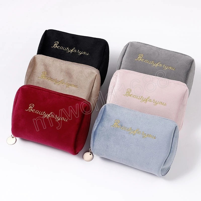 Soft Velvet Cosmetic Bags Women Fabric Necessary In Cosmetics Beautiful Lipsticks Make Up Bag Travel Hand Smoothly Makeup Bags, Mixed color
Soft Velvet Cosmetic Bags Women Fabric Necessary In Cosmetics Beautiful Lipsticks Make Up Bag Travel Hand Smoothly Makeup Bags, Mixed color