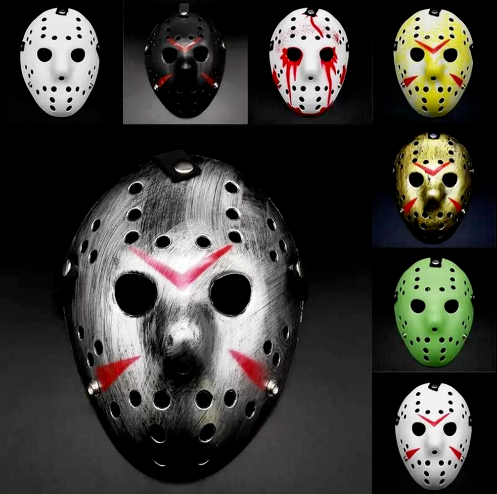 Masquerade Party Masks Jason Voorhees Mask Friday the 13th Horror Movie Hockey Mask Scary Halloween Costume Cosplay Plastic FY2931
Masquerade Party Masks Jason Voorhees Mask Friday the 13th Horror Movie Hockey Mask Scary Halloween Costume Cosplay Plastic FY2931