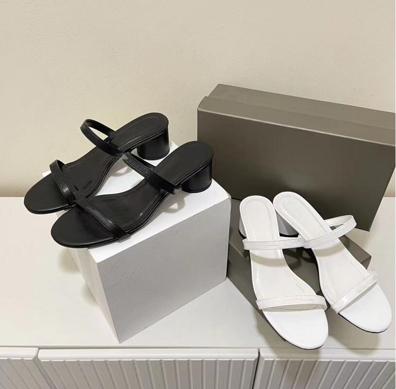 Designer Chunky Heels Slippers Fashion Ankle Strap Sandals Women Summer Sexy Sandals Top Quality Simple Black White Womens Beach Shoes Slipper, Not for individual sale
Designer Chunky Heels Slippers Fashion Ankle Strap Sandals Women Summer Sexy Sandals Top Quality Simple Black White Womens Beach Shoes Slipper, Not for individual sale