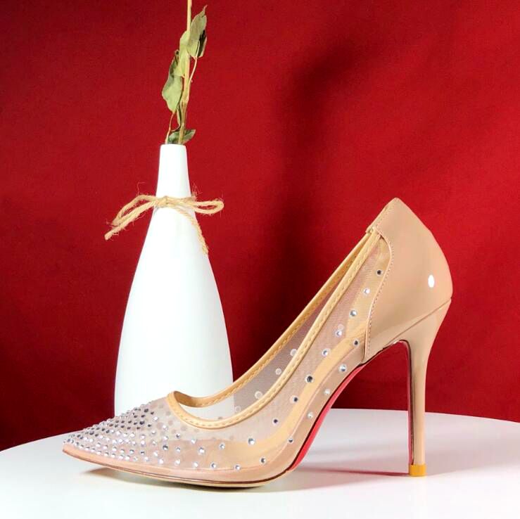 Women wedding dress shoes pump shoes high heels Follies Strass pointed rhinestone pop pumps sandal mesh sandals with box
Women wedding dress shoes pump shoes high heels Follies Strass pointed rhinestone pop pumps sandal mesh sandals with box