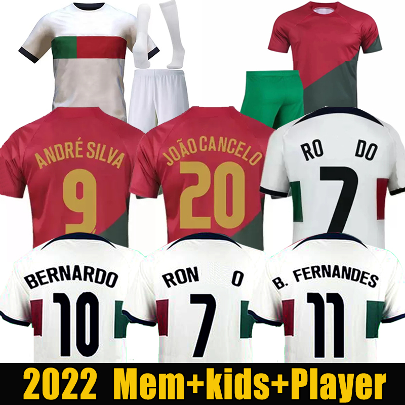 2022 JOAO FELIX Soccer Jerseys RUBEN PORTUGIESER NEVES BRUNO DIOGO J. OTAVIO FERNANDES 22 23 Portuguese National Team football shirt Men Kids kit, 4 away
2022 JOAO FELIX Soccer Jerseys RUBEN PORTUGIESER NEVES BRUNO DIOGO J. OTAVIO FERNANDES 22 23 Portuguese National Team football shirt Men Kids kit, 4 away