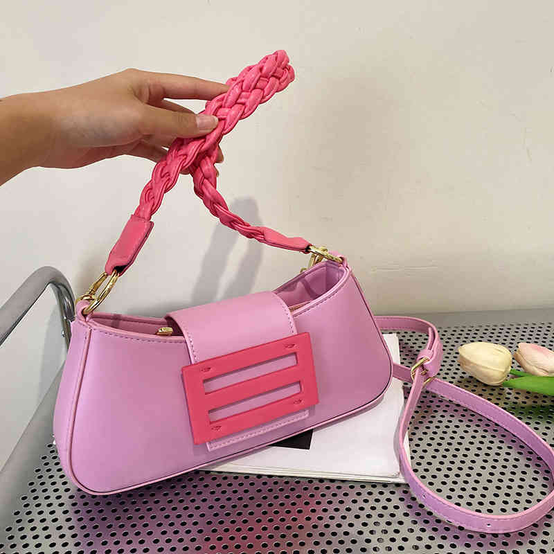 Bags 2022 new design small square bag woven shoulder strap handbag trend candy color Single Shoulder Messenger Bag Purses, Blue
Bags 2022 new design small square bag woven shoulder strap handbag trend candy color Single Shoulder Messenger Bag Purses, Blue