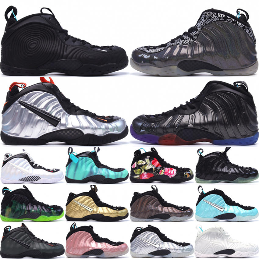 

Top Pennys Hardaways Basketball Shoes Foam One Designer Northern Lights Quai 54 Anthracite Eggplant Men Women Sneakers Size 36-45, #13 hologram