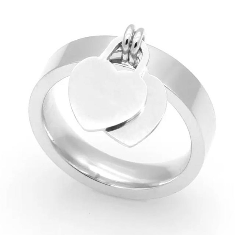 New Designer Band Rings Fashion Jewelry 316L Titanium Ring Heart Shaped Rings T Letter Letters Double Female Ring For Woman G229031F
New Designer Band Rings Fashion Jewelry 316L Titanium Ring Heart Shaped Rings T Letter Letters Double Female Ring For Woman G229031F
