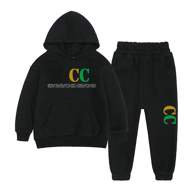 Designer kids Clothing Sets new winter European and American tide brand boys' fleece sweater suits in big children's hooded fleece sportswear, Black hoodie
Designer kids Clothing Sets new winter European and American tide brand boys' fleece sweater suits in big children's hooded fleece sportswear, Black hoodie