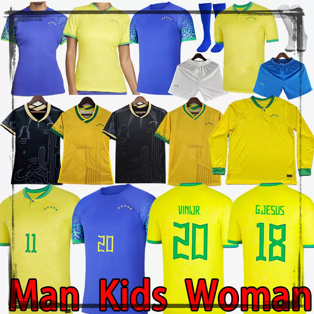 2022 soccer jersey brazils G.JESUS COUTINHO brasil Camiseta de futbol 2023 RICHARLISON woman football shirt 22 23 maillot kids kit world cup train suit set long sleeve, 2022 away
2022 soccer jersey brazils G.JESUS COUTINHO brasil Camiseta de futbol 2023 RICHARLISON woman football shirt 22 23 maillot kids kit world cup train suit set long sleeve, 2022 away