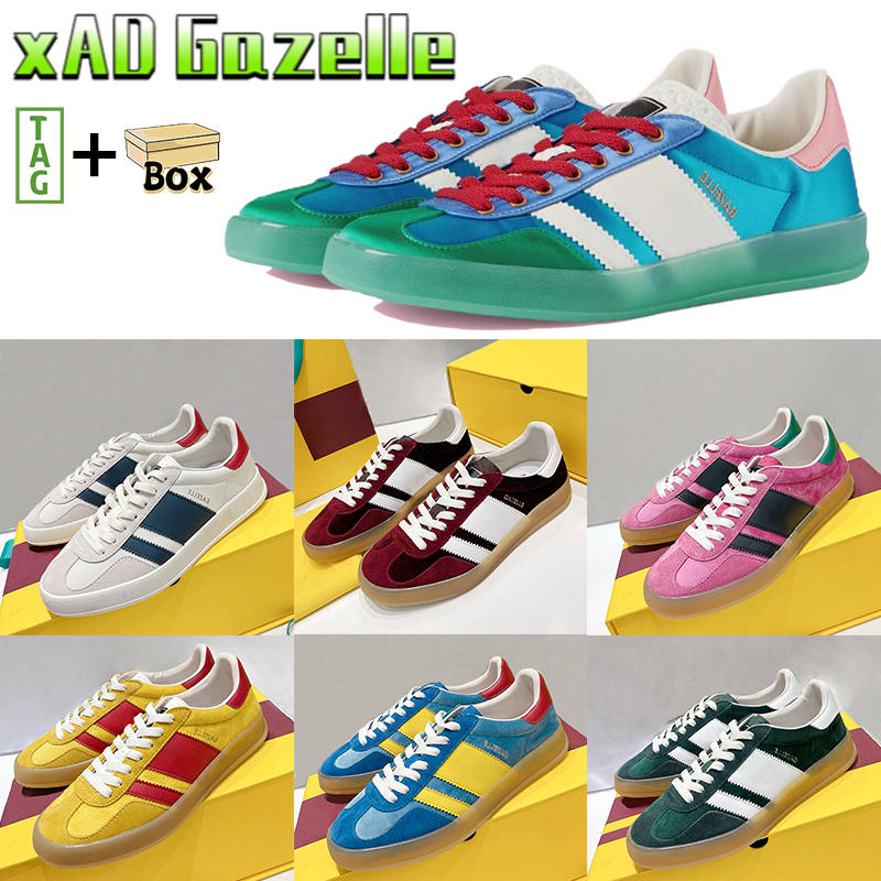 Men Women Casual Shoes xAD Gazelle Designer Sneakers Blue Silk Green Velvet White Suede Beige Ebony Canvas Outdoor Shoe Comfortable Trainers, Double shoe box
Men Women Casual Shoes xAD Gazelle Designer Sneakers Blue Silk Green Velvet White Suede Beige Ebony Canvas Outdoor Shoe Comfortable Trainers, Double shoe box