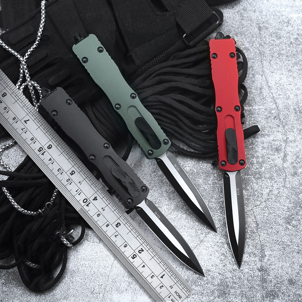 3 style Outdoor picnic convenient multi-function automatic knife D2 blade aviation aluminum T6-6063 handle camping kitchen fruit knife edc tool
3 style Outdoor picnic convenient multi-function automatic knife D2 blade aviation aluminum T6-6063 handle camping kitchen fruit knife edc tool