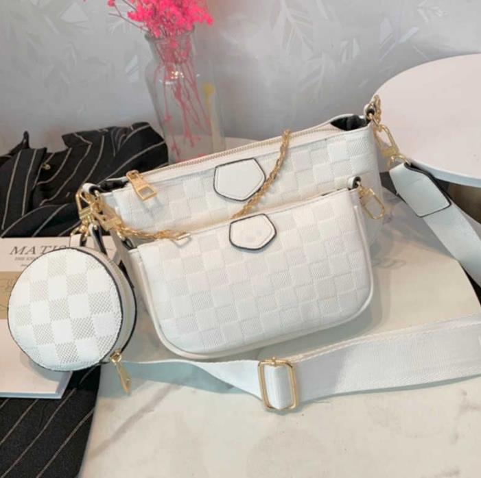 Luxurys Multi Pochette Accessoires Bag Designer Women Shoulder Bags LVS Clutch Crossbody Leather Louiseities Viutonities Removable Chain Detachable Strap 3pcs, Brown plaid
Luxurys Multi Pochette Accessoires Bag Designer Women Shoulder Bags LVS Clutch Crossbody Leather Louiseities Viutonities Removable Chain Detachable Strap 3pcs, Brown plaid