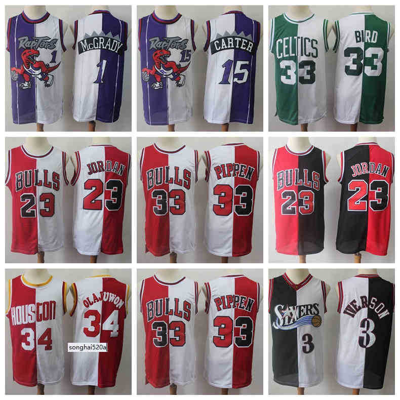 jersey Split Two Colors Basketball Jersey Allen Iverson Pippen Hakeem Olajuwon Tracy McGrady Vince Carte''nba''jerseys, 23
jersey Split Two Colors Basketball Jersey Allen Iverson Pippen Hakeem Olajuwon Tracy McGrady Vince Carte''nba''jerseys, 23