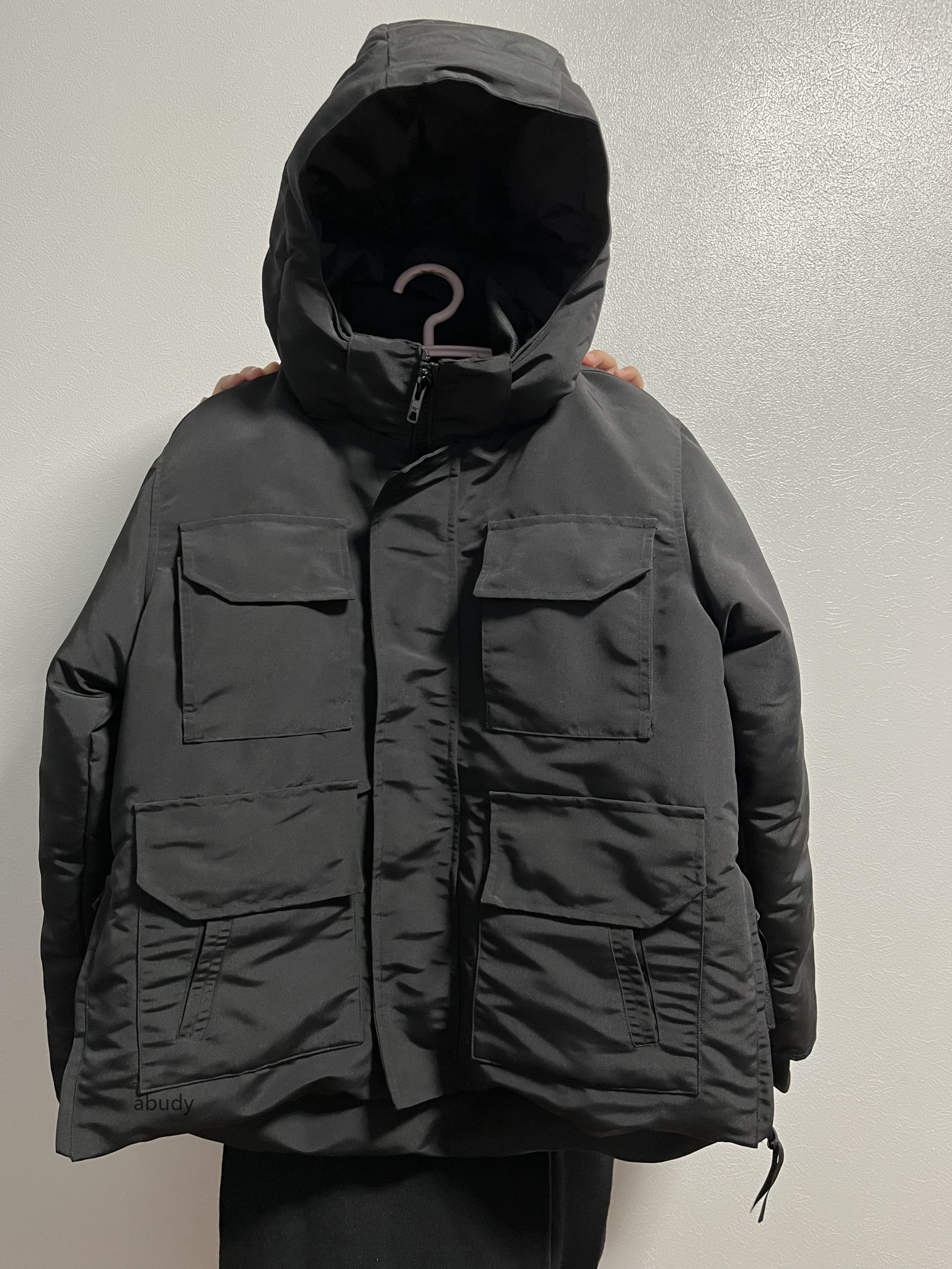Winter Men Down Jackets Parka Water Hooded Padded Jacket Casual Long Sleeve Red Black Label Outdoor Jackets With Zippers Warm Outwears High Quality Doudoune, Black with black logo
Winter Men Down Jackets Parka Water Hooded Padded Jacket Casual Long Sleeve Red Black Label Outdoor Jackets With Zippers Warm Outwears High Quality Doudoune, Black with black logo