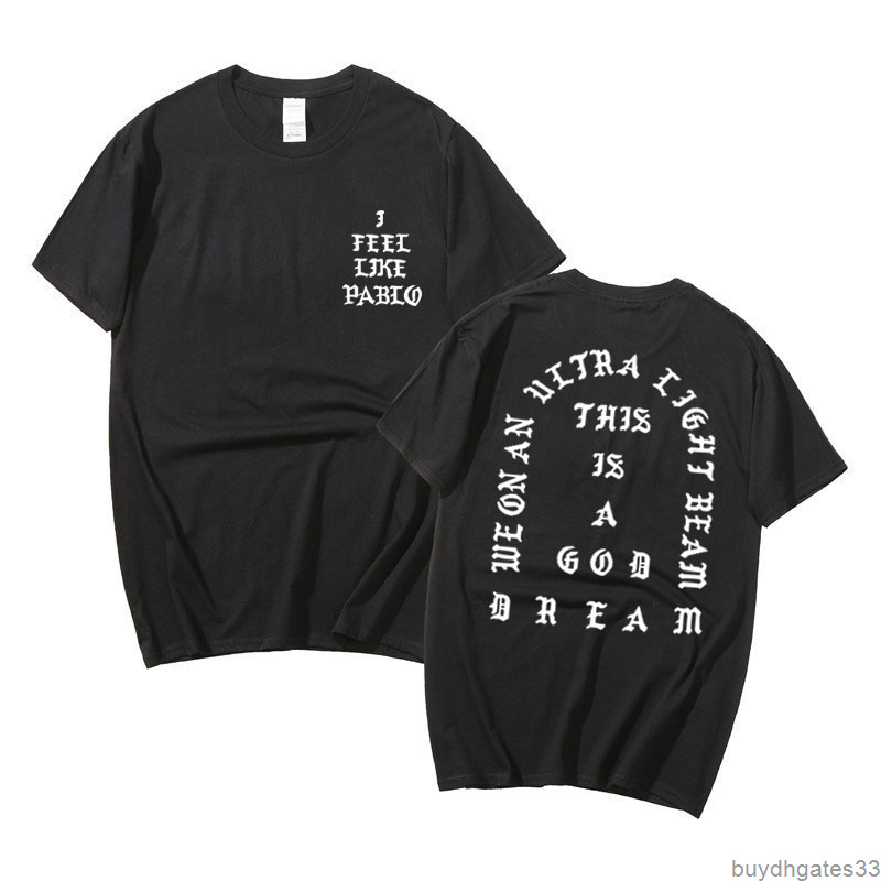 Men' t shirt kanyes West Pablo T Shirt Summer Men Women I Feel Like Paul Letter Print Short Sleeves Season 3 T-Shirt Hip Hop Cotton Tee Tops, Black-r01
Men' t shirt kanyes West Pablo T Shirt Summer Men Women I Feel Like Paul Letter Print Short Sleeves Season 3 T-Shirt Hip Hop Cotton Tee Tops, Black-r01