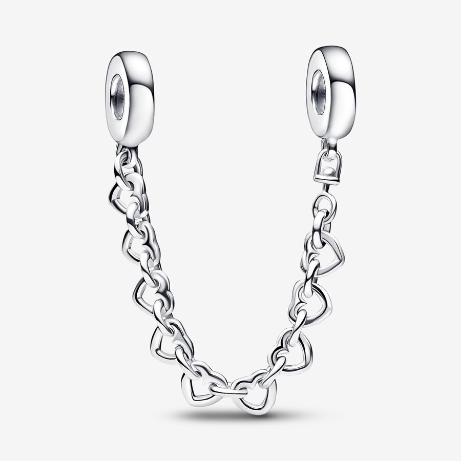 Linked Hearts Safety Chain Charms Fit Original European Charm Bracelet 925 Sterling Silver Fashion Women DIY Jewelry Accessories
Linked Hearts Safety Chain Charms Fit Original European Charm Bracelet 925 Sterling Silver Fashion Women DIY Jewelry Accessories