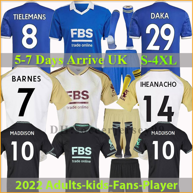 22 23 soccer jerseys City VARDY Daka MADDISON LeiCEstErs TIELEMANS NDIDI AYOZE Barnes Schmeichel Lookman 2022 2023 men kids kit football shirt jersey, Home player version+epl
22 23 soccer jerseys City VARDY Daka MADDISON LeiCEstErs TIELEMANS NDIDI AYOZE Barnes Schmeichel Lookman 2022 2023 men kids kit football shirt jersey, Home player version+epl