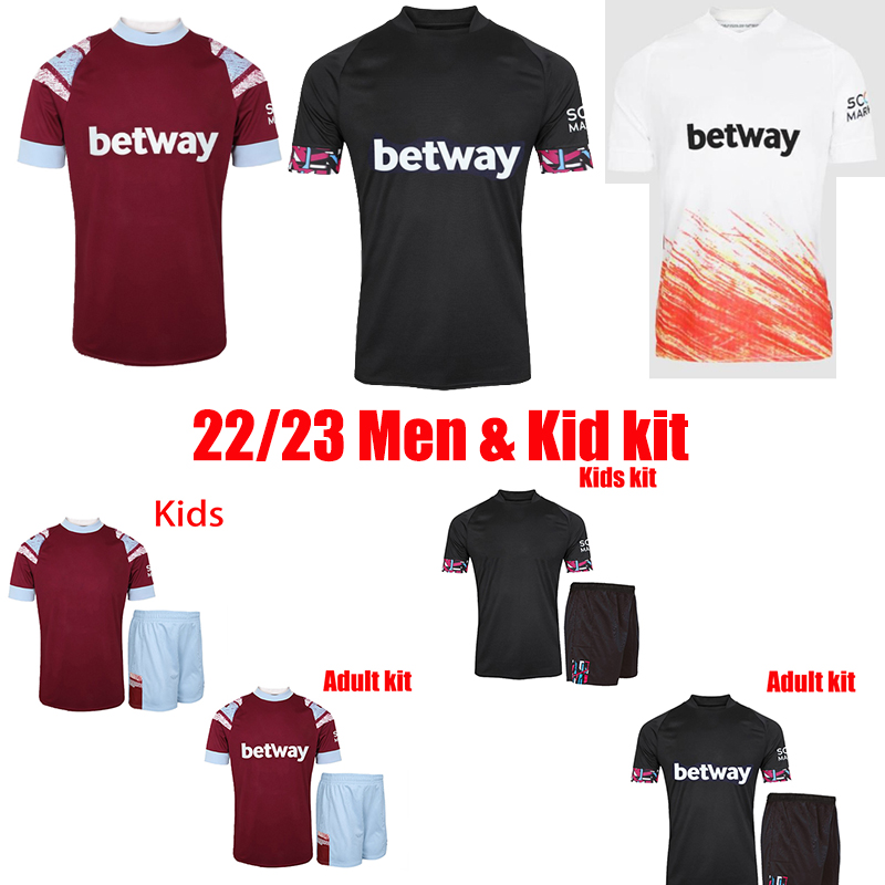 West Hams 22 23 BOWEN RICE soccer jersey United BENRAHMA LANZINI ANTONIO YARMOLENKO NOBLE FORNALS DAWSON Vlasic SOUCEK 2022 2023 Football Shirt Adult Kids Tops Kits, Home with patch
West Hams 22 23 BOWEN RICE soccer jersey United BENRAHMA LANZINI ANTONIO YARMOLENKO NOBLE FORNALS DAWSON Vlasic SOUCEK 2022 2023 Football Shirt Adult Kids Tops Kits, Home with patch