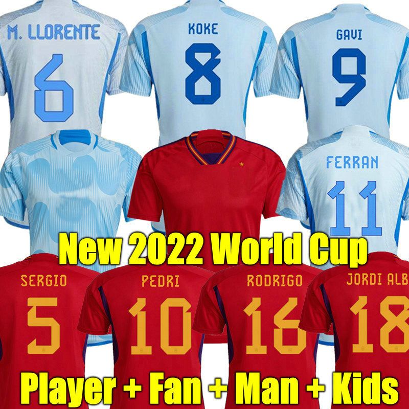 PEDRI 2022 Espana soccer jersey MORATA Cup GAVI FERRAN KOKE SARABIA Spain FANS Player version ADAMA RAMOS THIAGO Gaya football shirt camisetas de futbol World 222, Grey
PEDRI 2022 Espana soccer jersey MORATA Cup GAVI FERRAN KOKE SARABIA Spain FANS Player version ADAMA RAMOS THIAGO Gaya football shirt camisetas de futbol World 222, Grey