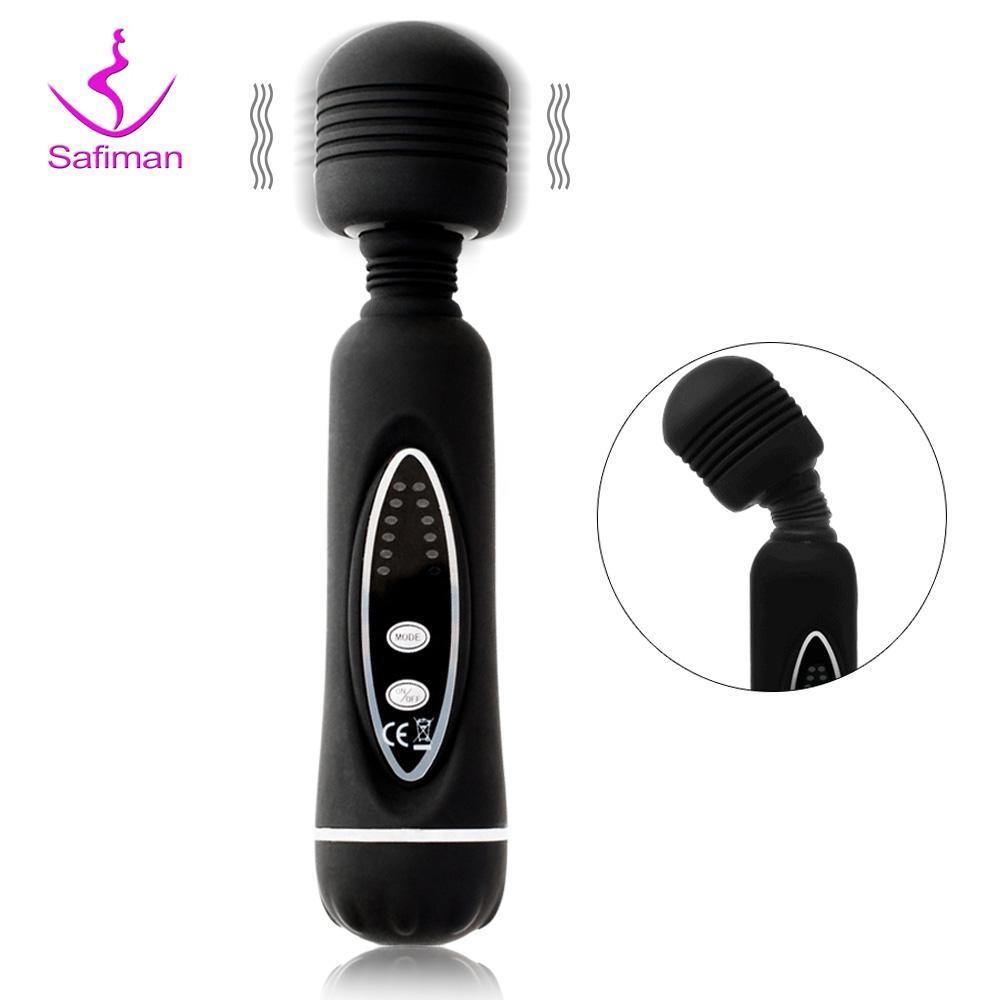 Sex toy massagers 12 Speeds Magic Wand Vibrators for Women Powerful Massager Stick AV Sexy Nipple Clit Vibrator Adults 20 and 4.2cm