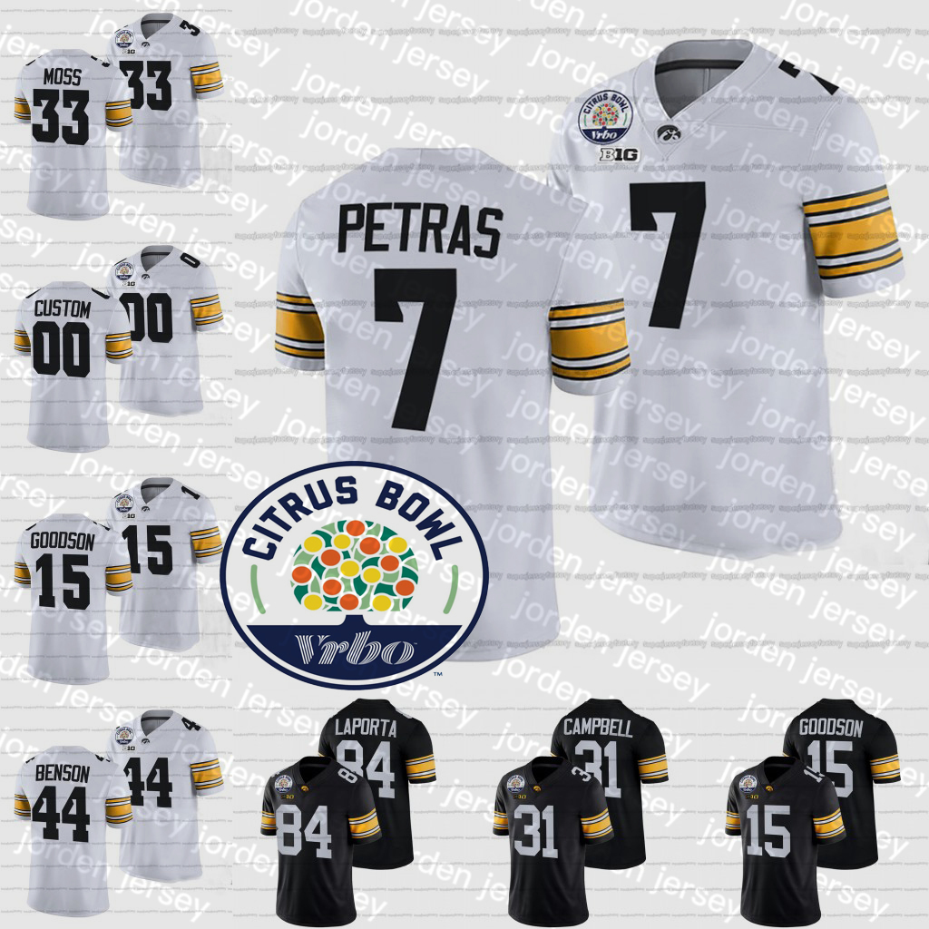NEW American College Football Wear Iowa Hawkeyes 2021 Citrus Bowl NCAA Football Jersey Custom Spencer Petras Riley Moss Tyler Goodson Seth B, Citrus bowl white youth s-xl
NEW American College Football Wear Iowa Hawkeyes 2021 Citrus Bowl NCAA Football Jersey Custom Spencer Petras Riley Moss Tyler Goodson Seth B, Citrus bowl white youth s-xl