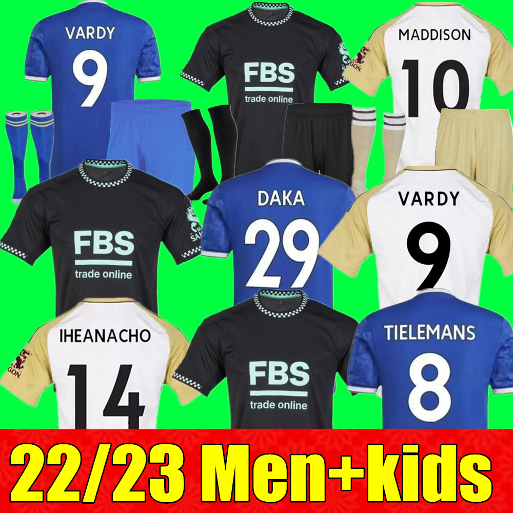 

LeiCesteR 22 23 soccer jersey adult Men kids kit football shirt 2022 2023 home away VARDY NDIDI MADDISON IHEANACHO GRAY BARNES MORGAN RICARDO uniforms, Adult 3rd