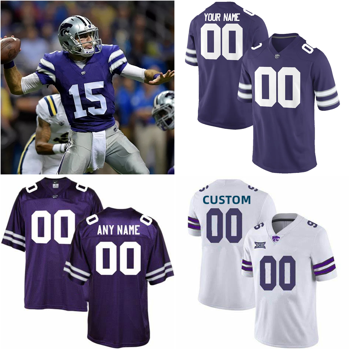NCAA Kansas State Wildcats College Football Jerseys 7 Skylar Thompson 43 Darren Sproles 88 Phillip Brooks 22 Daniel Green 22 Vaughn Howard Lewis Ervin Custom Jersey, Custom name number
NCAA Kansas State Wildcats College Football Jerseys 7 Skylar Thompson 43 Darren Sproles 88 Phillip Brooks 22 Daniel Green 22 Vaughn Howard Lewis Ervin Custom Jersey, Custom name number