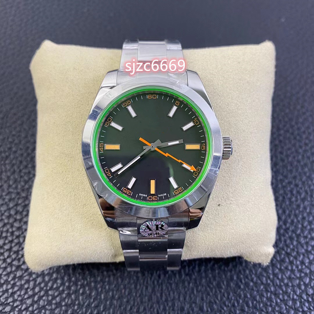 AR factory 114060 watch diameter 40 mm with 3131 movement solid sapphire glass mirror 904L steel cast watchband, As shown
AR factory 114060 watch diameter 40 mm with 3131 movement solid sapphire glass mirror 904L steel cast watchband, As shown