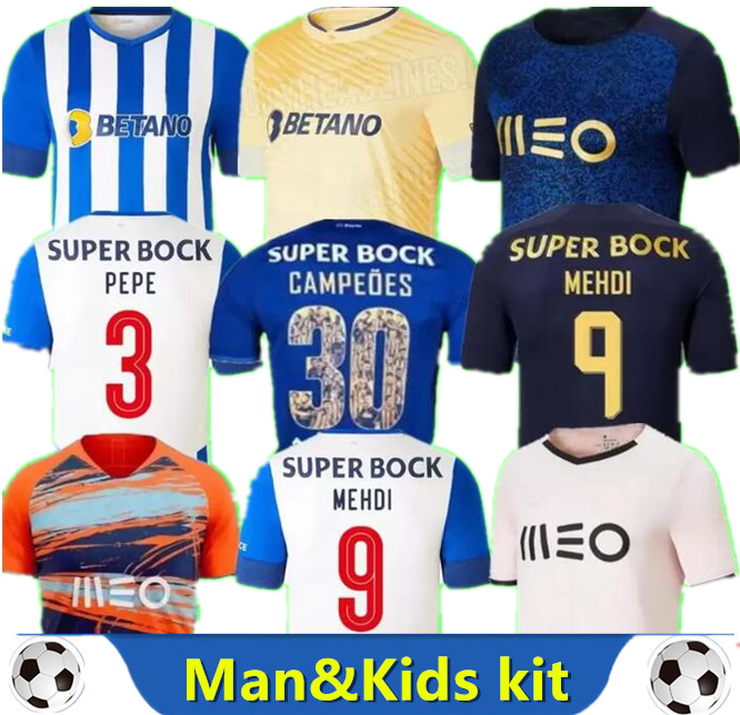 21 22 23 Porto soccer jersey 2022 2023 Sergio Mehdi Luis Diaz Evanilson PEPE football shirt Otavio men kids kit maillots Martinez Mateus Good quality with low discount, Grey 
21 22 23 Porto soccer jersey 2022 2023 Sergio Mehdi Luis Diaz Evanilson PEPE football shirt Otavio men kids kit maillots Martinez Mateus Good quality with low discount, Grey