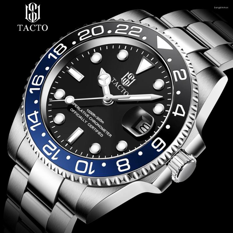 Wristwatches Gmt Men's Watch 2022 Top Selling TACTO Sports Watches Fashion Japan Quartz Wristwatch Blue Bezel Waterproof, Tacto-gmt-3
Wristwatches Gmt Men's Watch 2022 Top Selling TACTO Sports Watches Fashion Japan Quartz Wristwatch Blue Bezel Waterproof, Tacto-gmt-3