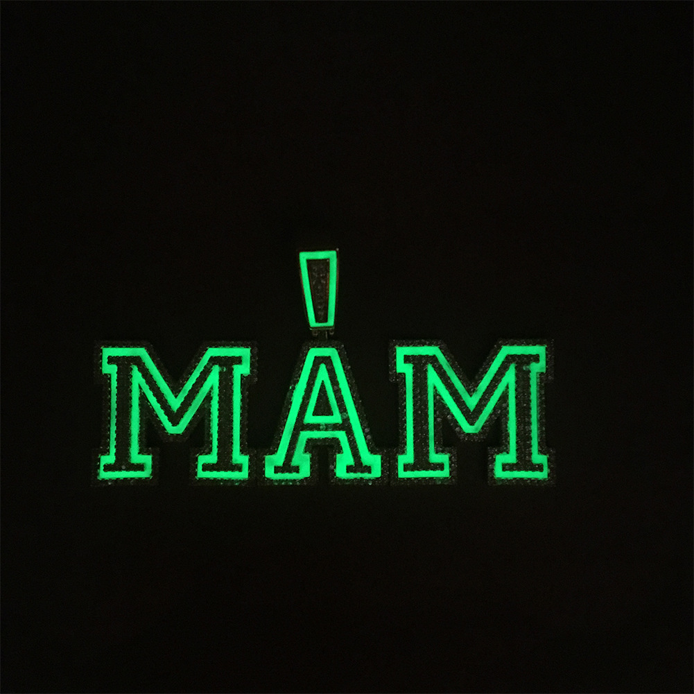 TopBling Hip Hop Dripping Luminous Retro Pendant Necklaces A-Z Custom Letters Men Women Gift