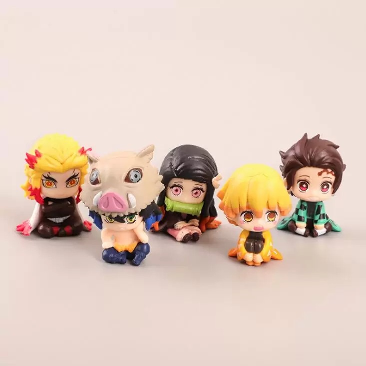 Anime Figures Demon Slayer 5pcs a set Kamado Tanjirou Nezuko Agatsuma Zenitsu Hashibira Inosuke Rengoku Kyoujurou Kids Toy Gift, Multicolor
Anime Figures Demon Slayer 5pcs a set Kamado Tanjirou Nezuko Agatsuma Zenitsu Hashibira Inosuke Rengoku Kyoujurou Kids Toy Gift, Multicolor