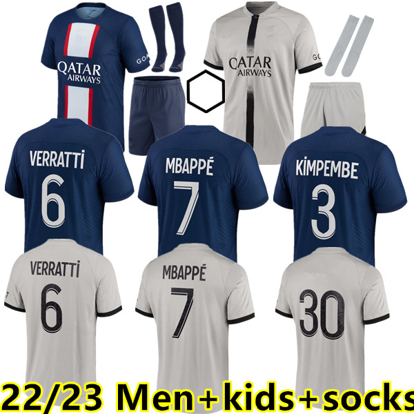 Maillots de football MBAPPE Men kids Jerseys Shorts Socks kits 22 23 soccer jersey pSGS Fourth 2022 2023 Hakimi shirt set uniform maillot foot hommes Wijnaldum, 21/22 3rd
Maillots de football MBAPPE Men kids Jerseys Shorts Socks kits 22 23 soccer jersey pSGS Fourth 2022 2023 Hakimi shirt set uniform maillot foot hommes Wijnaldum, 21/22 3rd