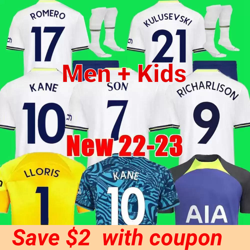 22 23 DELE SON KANE soccer jersey RICHARLISON PERISIC HOJBJERG BERGWIJN LO CELSO KULUSEVSKI 2022 2023 LUCAS bryan ROMERO TOTTEN football shirt uniforms, 21/22 away kids
22 23 DELE SON KANE soccer jersey RICHARLISON PERISIC HOJBJERG BERGWIJN LO CELSO KULUSEVSKI 2022 2023 LUCAS bryan ROMERO TOTTEN football shirt uniforms, 21/22 away kids