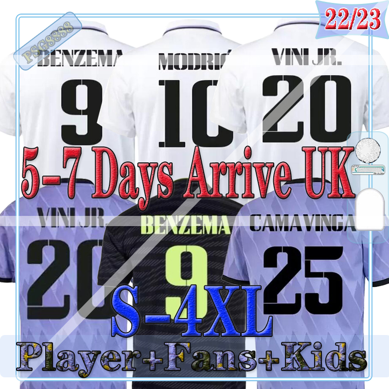 2022 2023 BENZEMA soccer jersey 22 23 football shirt VINI JR CAMAVINGA TCHOUAMENI REAL MADRIDS VALVERDE HAZARD ASENSIO MODRIC camiseta Maillot Foot men kids kit suit, (fsan)
2022 2023 BENZEMA soccer jersey 22 23 football shirt VINI JR CAMAVINGA TCHOUAMENI REAL MADRIDS VALVERDE HAZARD ASENSIO MODRIC camiseta Maillot Foot men kids kit suit, (fsan)