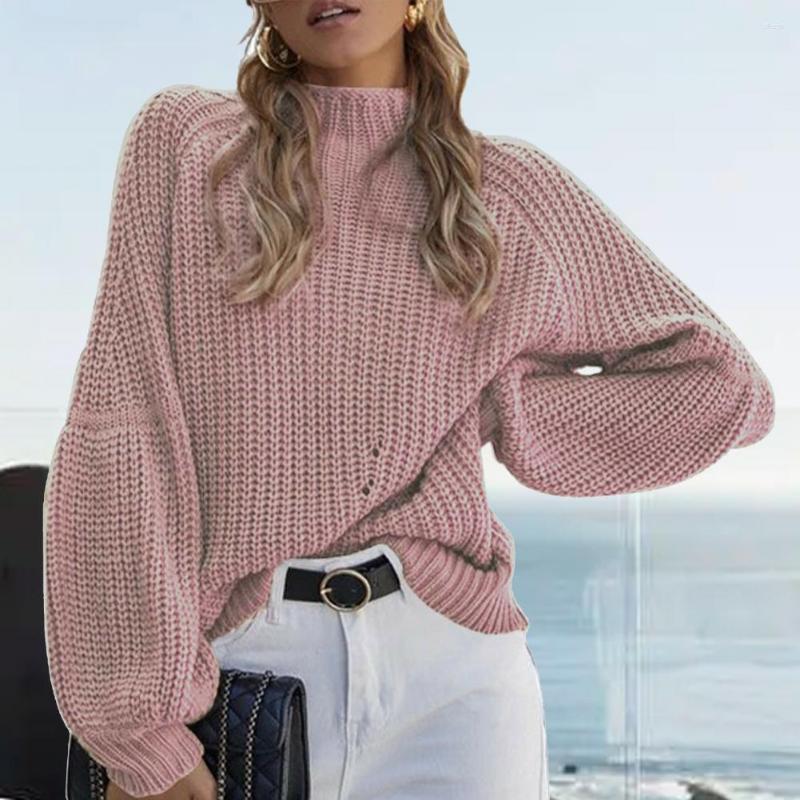 Women' Sweaters Half High Collar Lantern Long Sleeves Thickened Women Knitwear Winter Solid Coarse Yarn Warm Sweater Jumper Female Clothing, Green
Women' Sweaters Half High Collar Lantern Long Sleeves Thickened Women Knitwear Winter Solid Coarse Yarn Warm Sweater Jumper Female Clothing, Green