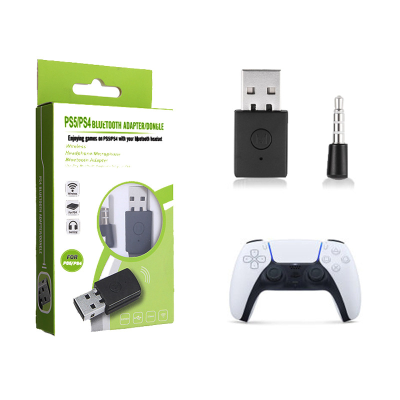 FOR PS5 Bluetooth Adapters 4.0 EDR USB Bluetooth Dongle Wireless USB Adapter Receiver For PS4 Controller Gamepad Bluetooth Headsets Compatible PS5