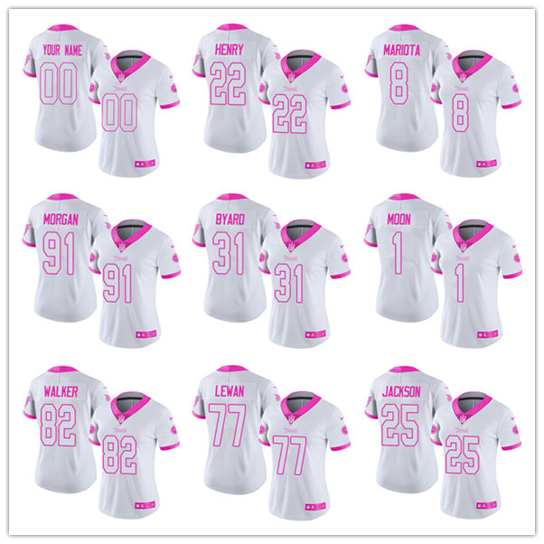 Jersey Tennessee''Titans''Women Malik Willis Robert Woods Austin Hooper Ryan Tannehill Derrick Henry White Pink Rush Fashion
Jersey Tennessee''Titans''Women Malik Willis Robert Woods Austin Hooper Ryan Tannehill Derrick Henry White Pink Rush Fashion
