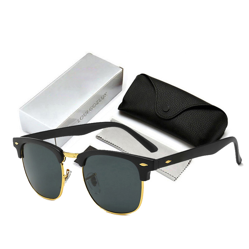 3016G Ray Men Women Clubmasters Sunglasses Retro Driving Sun Glasses Luxury Desig Brand Rivet Design Goggles Elegant Female
3016G Ray Men Women Clubmasters Sunglasses Retro Driving Sun Glasses Luxury Desig Brand Rivet Design Goggles Elegant Female