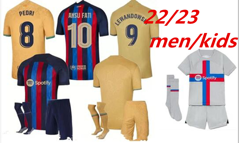 ANSU FATI Camisetas de football soccer jersey 22 23 MEMPHIS PEDRI Kun Aguero ADAMA FERRAN2022 2023 barcelona GRIEZMANN F. DE JONG DEST shirt men kids kit socks 999, Black
ANSU FATI Camisetas de football soccer jersey 22 23 MEMPHIS PEDRI Kun Aguero ADAMA FERRAN2022 2023 barcelona GRIEZMANN F. DE JONG DEST shirt men kids kit socks 999, Black