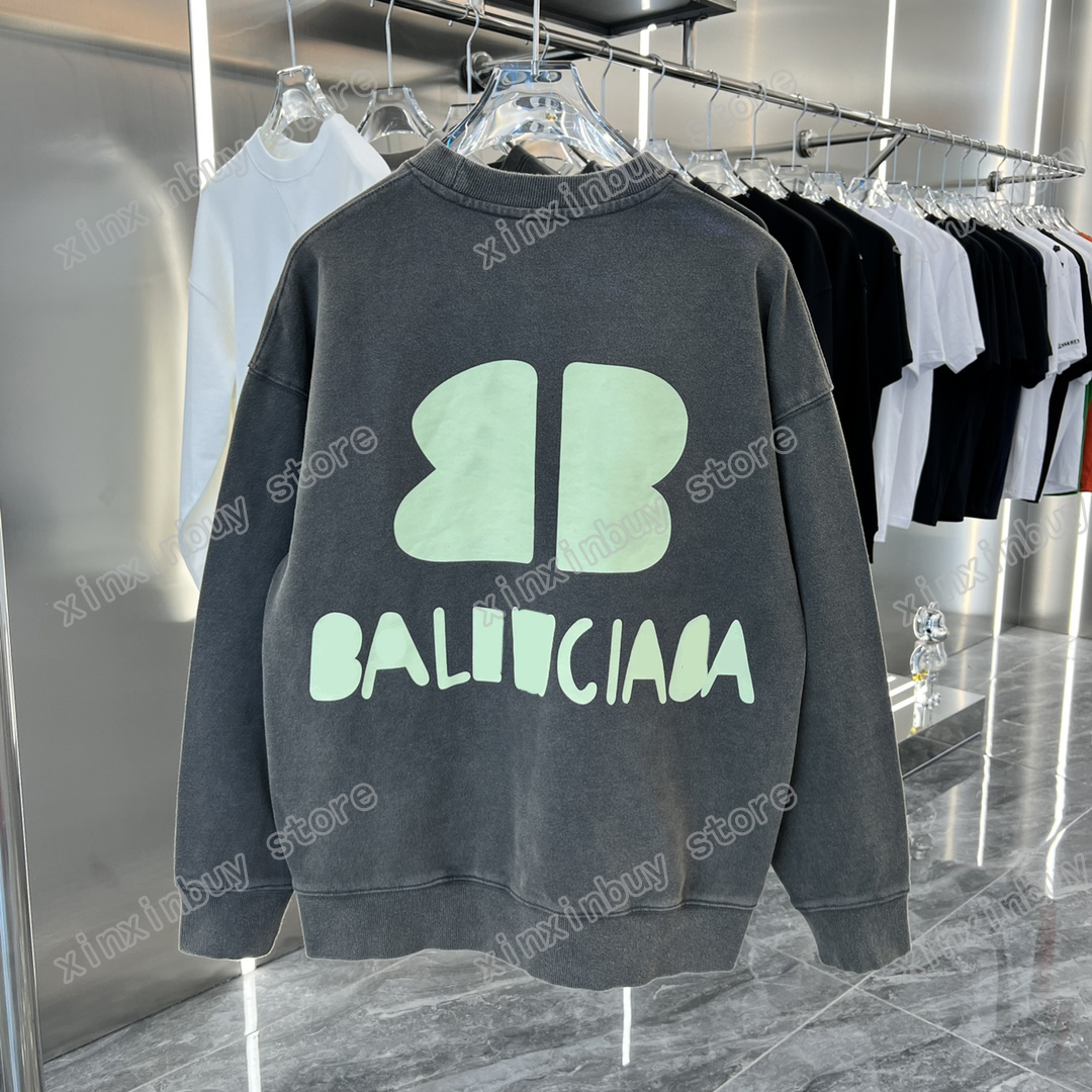 xinxinbuy Men designer Sweatshirts Paris Letter graffiti Luminous women Sweatshirts black yellow XS-L, 01
xinxinbuy Men designer Sweatshirts Paris Letter graffiti Luminous women Sweatshirts black yellow XS-L, 01