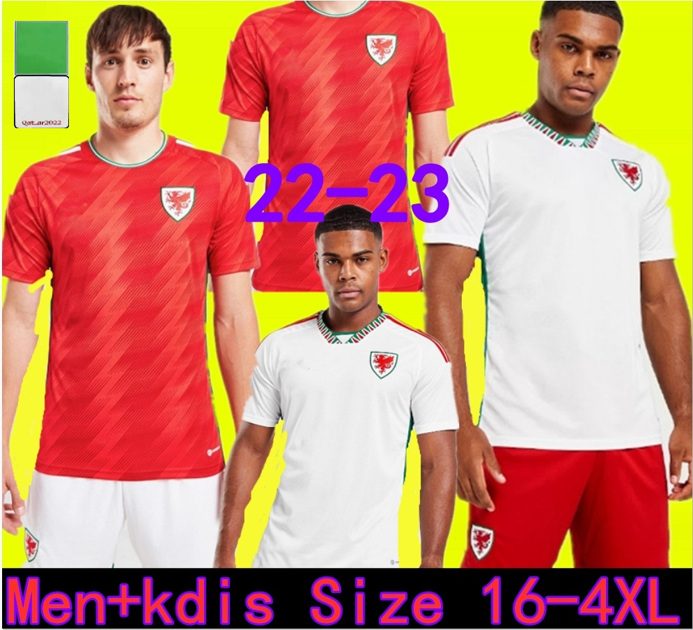 S- 2022 Wales Soccer Jerseys BALE ALLEN RAMSEY Mens 22 23 world National Team cup Rodon VOKES Home Football Shirt WILSON Uniforms fans
S- 2022 Wales Soccer Jerseys BALE ALLEN RAMSEY Mens 22 23 world National Team cup Rodon VOKES Home Football Shirt WILSON Uniforms fans