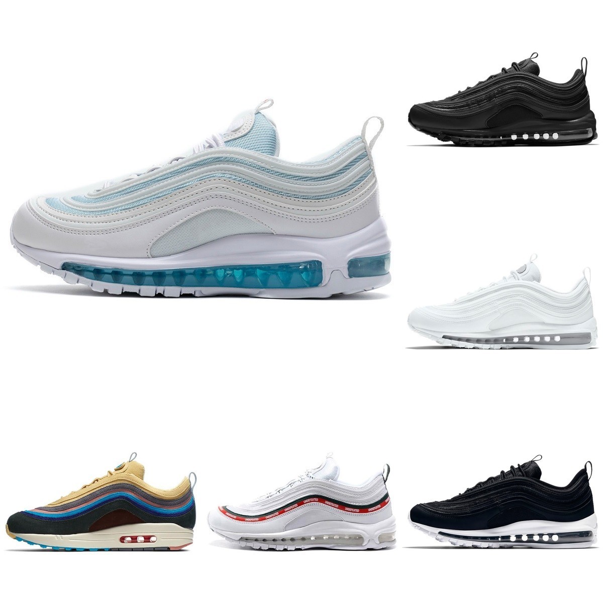 97 Running Shoes Men Women Sean Casual Shoes Wotherspoon 97s Triple Black White Silver Bullet Gold South Beach Ghost Mens Trainers Sports Sneakers Size T01, Shau
97 Running Shoes Men Women Sean Casual Shoes Wotherspoon 97s Triple Black White Silver Bullet Gold South Beach Ghost Mens Trainers Sports Sneakers Size T01, Shau