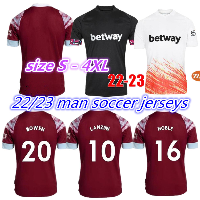 2022 2023 Soccer Jerseys Aguerd Scamacca BOWEN RICE West Hams Cornet 22 23 BENRAHMA LANZINI ANTONIO Downes FORNALS DAWSON SOUCEK Jersey Football Shirt Men
2022 2023 Soccer Jerseys Aguerd Scamacca BOWEN RICE West Hams Cornet 22 23 BENRAHMA LANZINI ANTONIO Downes FORNALS DAWSON SOUCEK Jersey Football Shirt Men