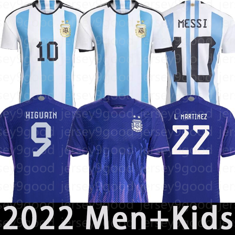2022 Argentina soccer Jersey fans player version woRLD CUp DYBALA AGUERO MARADONA DI MARIA MESSIs 22 23 Home away Pre-match 2023 Men Kids kit sets football shirt, #9
2022 Argentina soccer Jersey fans player version woRLD CUp DYBALA AGUERO MARADONA DI MARIA MESSIs 22 23 Home away Pre-match 2023 Men Kids kit sets football shirt, #9