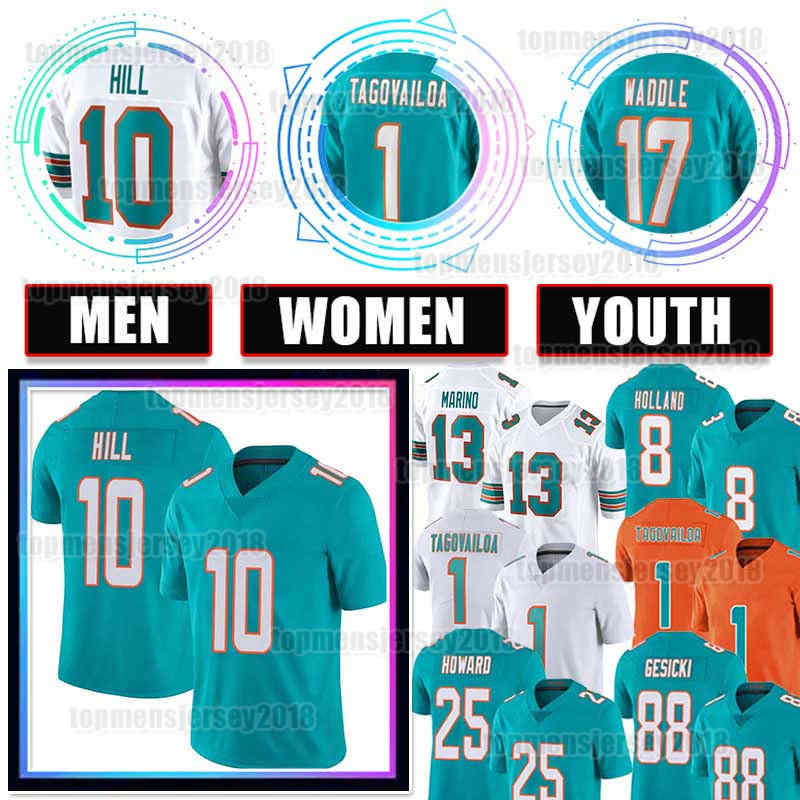10 Tyreek Hill Football Jersey 1 Tua Tagovailoa 88 Mike Gesicki Jaylen Waddle Dan Marino Jaelan Phillips Jevon Holland Xavien Howard Larry Csonka Teddy Bridgewater, Women {s-xxl} haitun
10 Tyreek Hill Football Jersey 1 Tua Tagovailoa 88 Mike Gesicki Jaylen Waddle Dan Marino Jaelan Phillips Jevon Holland Xavien Howard Larry Csonka Teddy Bridgewater, Women {s-xxl} haitun