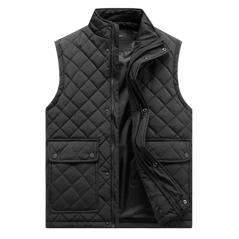 Men's Vests Spring Business Casual Pocket Warm Waistcoat Autumn Waterproof Outfits Sleeveless Coat Jacket 220905