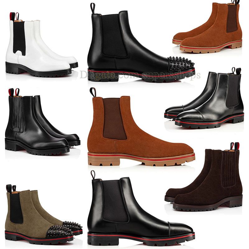 Top Fashion Ankle Boots Womens Big Size 9.5 10 Mens US 12 13 PU Leather Boot Classic Black Fashion Booties Suede Calfskin Beige Red Sole Motorcycle Sneakers Spikes Shoes, 01
Top Fashion Ankle Boots Womens Big Size 9.5 10 Mens US 12 13 PU Leather Boot Classic Black Fashion Booties Suede Calfskin Beige Red Sole Motorcycle Sneakers Spikes Shoes, 01