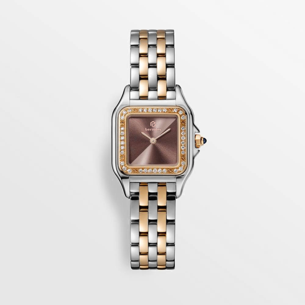 Fashion Stainless Steel Watch Couple Sizes Multiple Choices Diamond Setting Process Never Drills Colors Lasting Waterproof Treatment